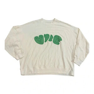 Anthropologie Electric & Rose Atlas Vybe Sweatshirt Sz XL Embroidered